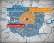 London drivers could have to pay £27.50 a day Congestion charge,  Congestion charge could be expanded into Clapham, Stockwell, Peckham, Lewisham, Wandsworth